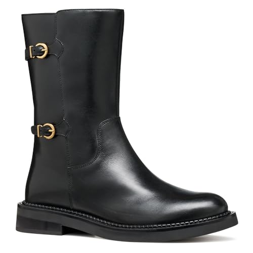 Geox Damen D SERILDA Ankle Boot, Black, 38.5 EU von Geox