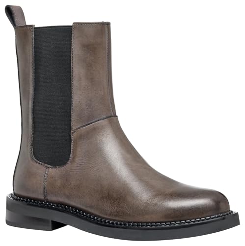 Geox Damen D SERILDA C Ankle Boot, Taupe, 38 EU von Geox