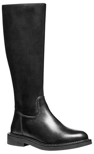 Geox Damen D SERILDA Knee High Boot, Black, 36.5 EU von Geox
