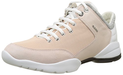 Geox Damen D SFINGE A Sneakers, Pink (LT PINKC8010) von Geox