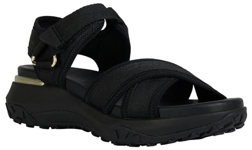 Geox Damen D SORAPIS + Grip A Sport Sandal, Black, 37 EU von Geox