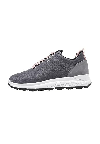 Geox Damen D SPHERICA 4X4 B ABX Sneaker, Stone/Antique Rose, 35 EU von Geox