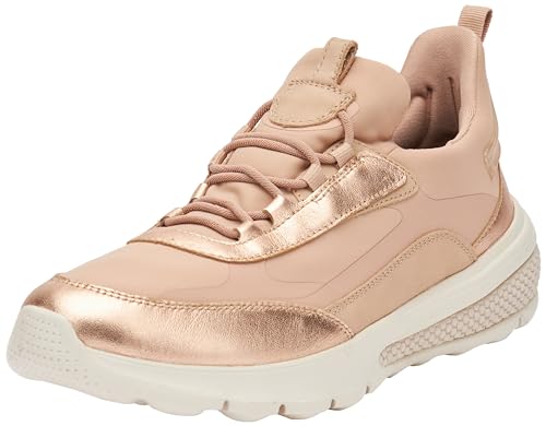 Geox Damen D SPHERICA ACTIF A Sneaker, Nude/Rose Gold, 37 EU von Geox