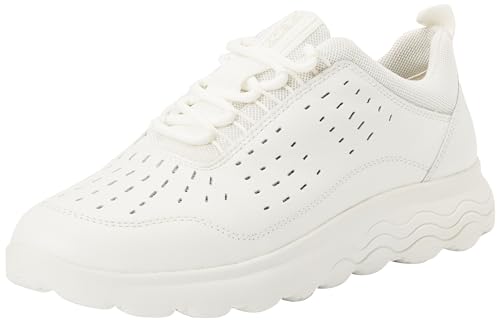 Geox Damen D SPHERICA D Sneaker, White, 42 EU von Geox