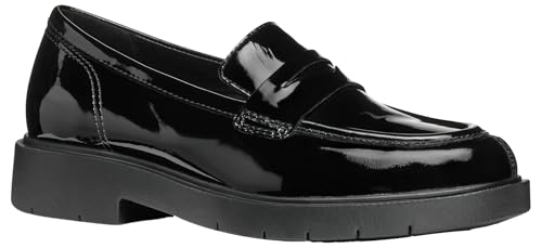 Geox Damen D SPHERICA EC1 C Moccasin, Black, 39 EU von Geox