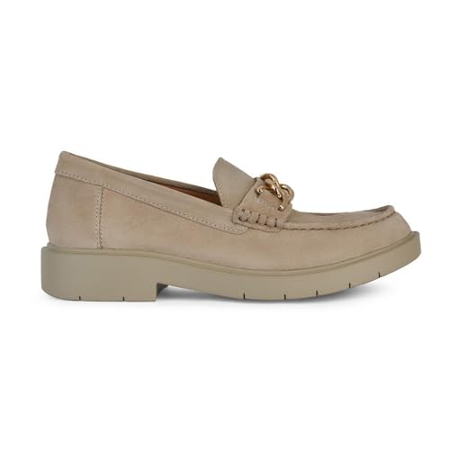 Geox Damen D SPHERICA EC1 Loafer, Sand, 37 EU von Geox