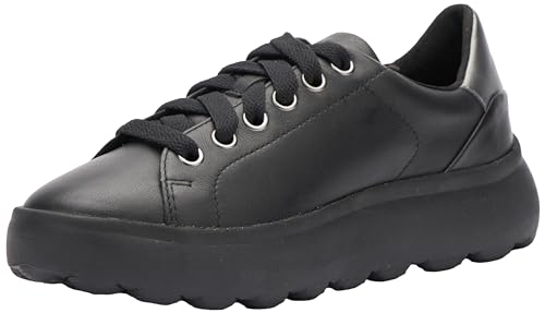 Geox Damen D SPHERICA EC4.1 B Sneaker, Black/Gun, 37 EU von Geox