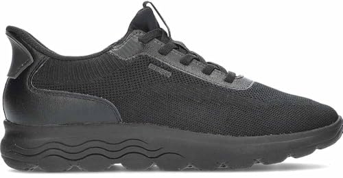 Geox Damen D SPHERICA Plus A Sneaker, Black, 35 EU von Geox