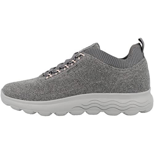 Geox Damen D Spherica Sneakers, Anthrazit, 38 EU von Geox