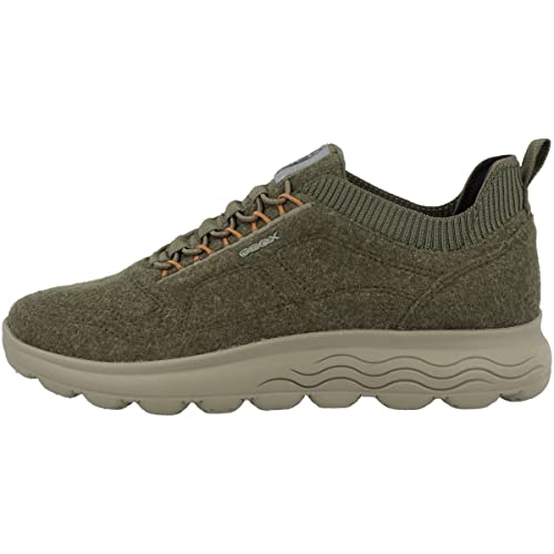 Geox Damen D Spherica A Sneakers,Dk Olive,36 EU von Geox