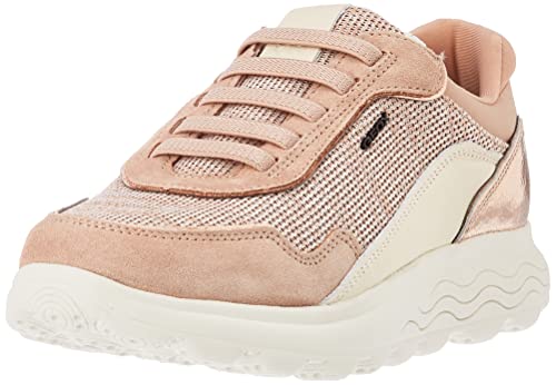 Geox Damen D Spherica D Sneakers, Dk Skin Cream, 36 EU von Geox
