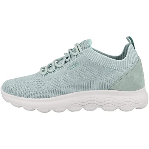 Geox Damen D Spherica Sneakers, Lt Green, 36 EU von Geox