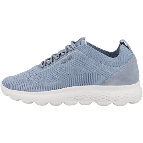 Geox Damen D SPHERICA Sneaker, LT Sky, 35 EU von Geox