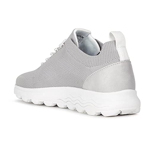 Geox Damen D Spherica A Sneakers, Lt Grey, 35 EU von Geox