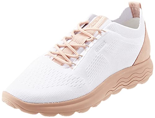 Geox Damen D SPHERICA Sneaker, Off White/Nude, 42 EU Geox Damen D SPHERICA Sneaker, Off White/Nude, 42 EU von Geox