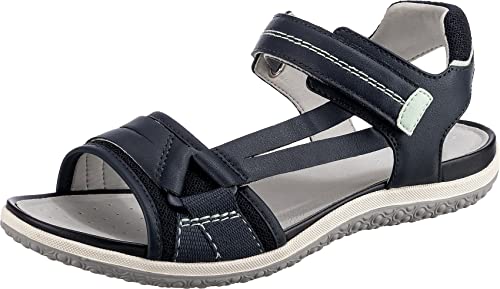 Geox Damen D Sandal Vega B Sandalen,Navy Lt Green,39 EU von Geox