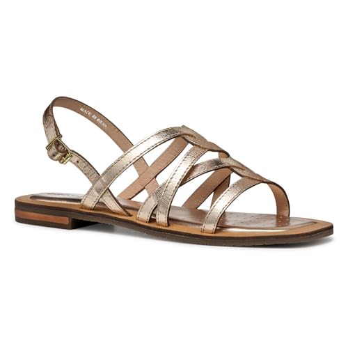 Geox Damen D Sozy QC A Slide Sandal, Lt Gold, 41 EU von Geox