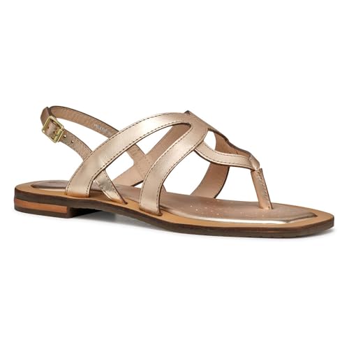 Geox Damen D Sozy QC C Slide Sandal, Lt Gold, 40 EU von Geox