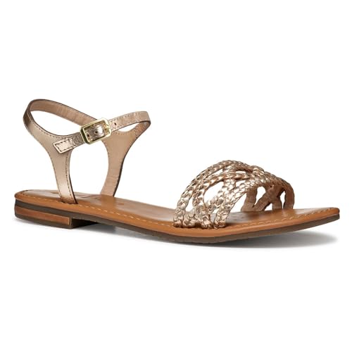 Geox Damen D Sozy S A Slide Sandal, Lt Gold, 42 EU Geox Damen D Sozy S A Slide Sandal, Lt Gold, 42 EU von Geox