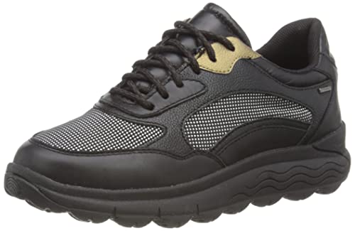 Geox Damen D Spherica 4x4 B Abx Sneakers, Schwarz, 40 EU von Geox