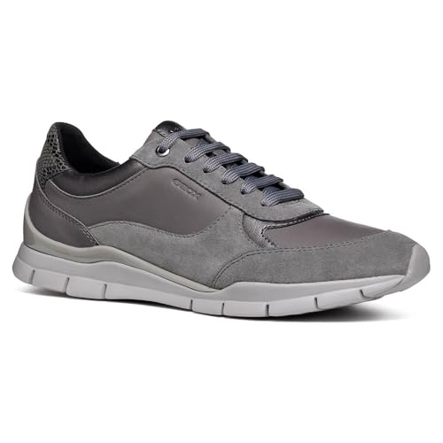 Geox Damen D Sukie A Sneaker, DK Grey, 37 EU Geox Damen D Sukie A Sneaker, DK Grey, 37 EU von Geox