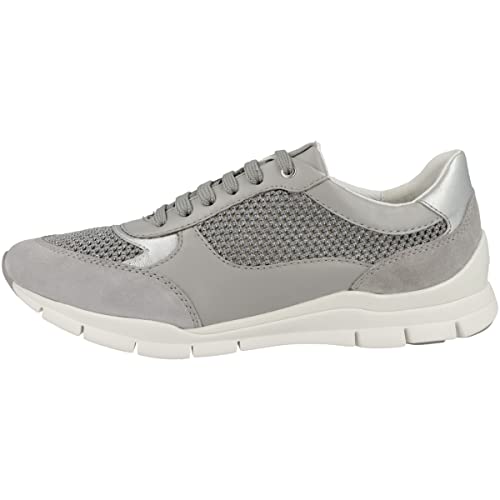 Geox Damen D Sukie Sneaker,Lt Grey,36 EU von Geox