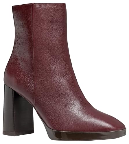 Geox Damen D TEULADA C Ankle Boot, Wine, 40 EU von Geox