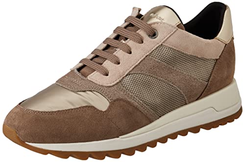 Geox Damen D Tabelya Sneakers, Dk Beige Lt Taupe, 38 EU von Geox