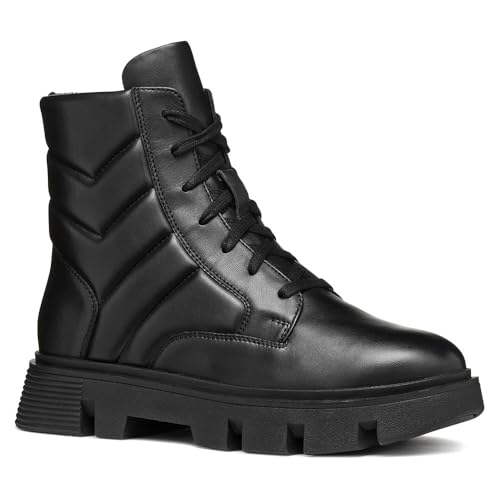 Geox Damen D VILDE G Ankle Boot, Black, 37 EU von Geox