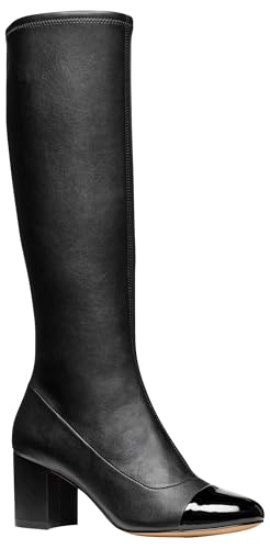 Geox Damen D VIRNILISA 65 Knee High Boot, Black, 36 EU von Geox