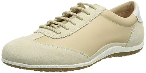 Geox Damen D Vega Sneakers, Sand, 37 EU von Geox