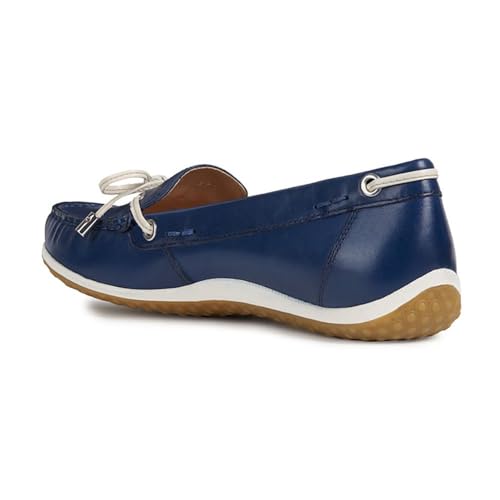 Geox Damen D Vega Moc B Mokassins, Blue Skin, 36.5 EU von Geox