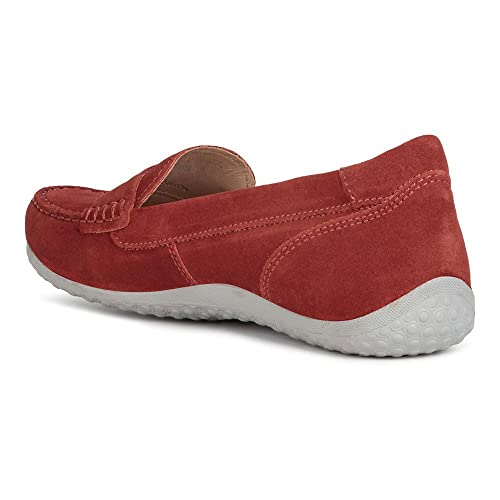 Geox Damen D Vega Moc Moccasin Suede , Rot , 38 EU von Geox