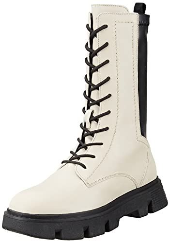 Geox Damen D Vilde Stiefeletten, Lt Taupe Black, 38 EU von Geox