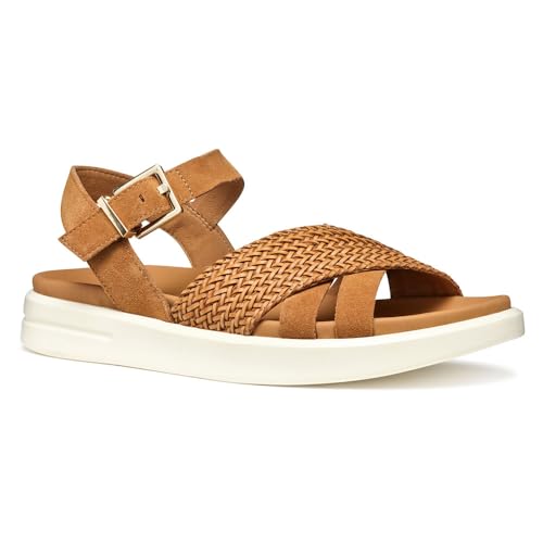 Geox Damen D XAND 2S B Sandal, Cognac, 38 EU von Geox
