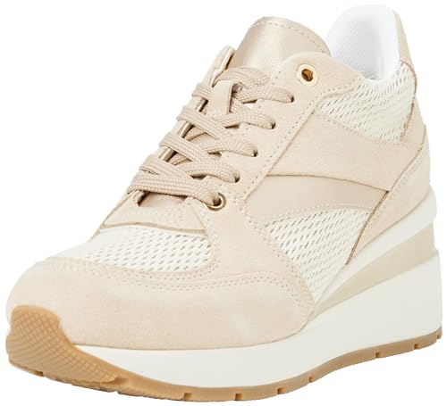 Geox Damen D ZOSMA A Platform, BEIGE/LT Taupe, 37 EU von Geox