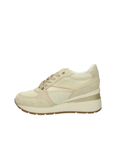 Geox Damen D ZOSMA A Platform, BEIGE/LT Taupe, 38 EU von Geox