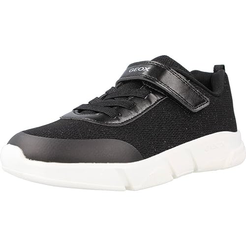 Geox Damen J Aril Girl D Sneaker, Schwarz, 37 EU von Geox