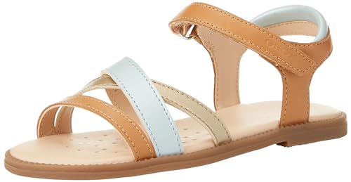 Geox Damen J Karly Girl Sandal, Biscuit/SAGE, 37 EU von Geox