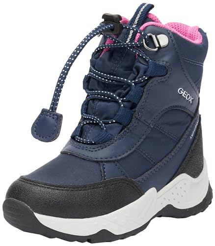 Geox Damen J SENTIERO Girl B AB Ankle Boot, Navy/Fuchsia, 37 EU von Geox