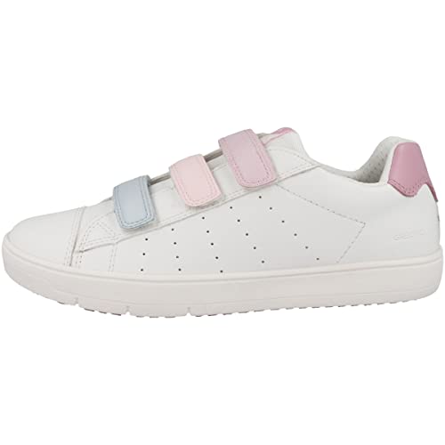 Geox Damen J SILENEX Girl Sneaker, White/Rose, 38 EU von Geox