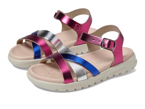 Geox Damen J SOLEIMA Gir Sandal, Fuchsia/ROYAL, 37 EU von Geox