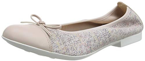 Geox Damen JR PLIE' C Geschlossene Ballerinas, Pink (Lt Rose C8172), 37 EU von Geox