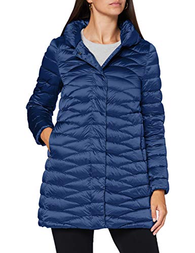 Geox Damen Jaysen Frakke Down Coat, Dark Limoges Blue, 34 EU von Geox