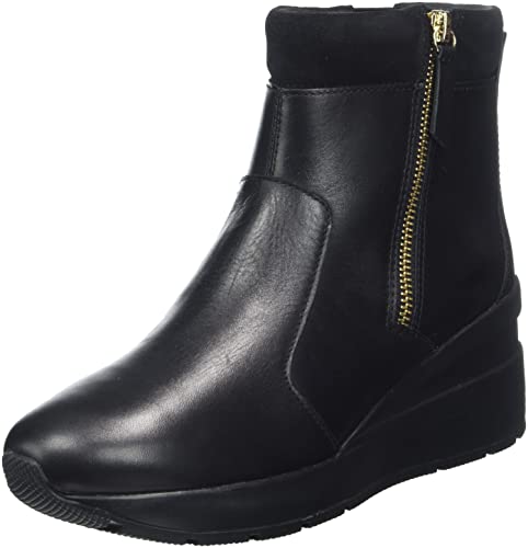 Geox Mädchen D Zosma Stiefeletten, Schwarz, 41 EU von Geox