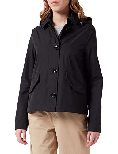 Geox Damen W Anyweco Jacket, Schwarz, 38 EU von Geox