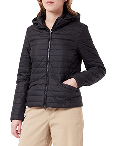 Geox Damen W Ascythia Jacket, Schwarz, 40 EU von Geox