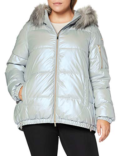 Geox Damen W Backsie Jacke, AZURE BLUE, 44 DE (Herstellergröße: IT 50) von Geox