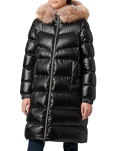 Geox Damen W Backsie Jacket, Schwarz, 48 EU von Geox