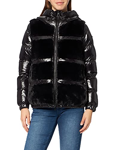 Geox Damen W RAWELLE Jacket, Black/Black, 52 von Geox